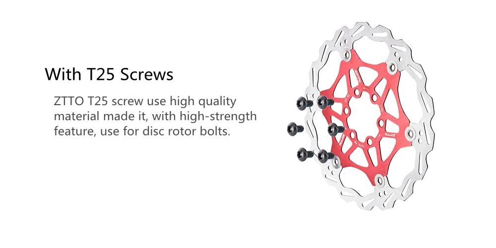 ZTTO MTB дорожный велосипед дисковый тормоз плавающий ротор 160 мм/180 мм из нержавеющей стали тормозной диск совместимые металлические колодки для MTB дорожный велосипед