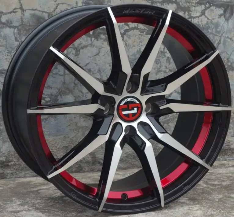 

Nice Red Line 17 Inch 17x7.5 4x100 Car Alloy Wheel Rims Fit For Honda