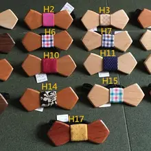 Мода творческий древесины галстук весело двигаться мужчин для отдыха деревянные галстуки-бабочки бабочкой бабочки 50 шт./лот