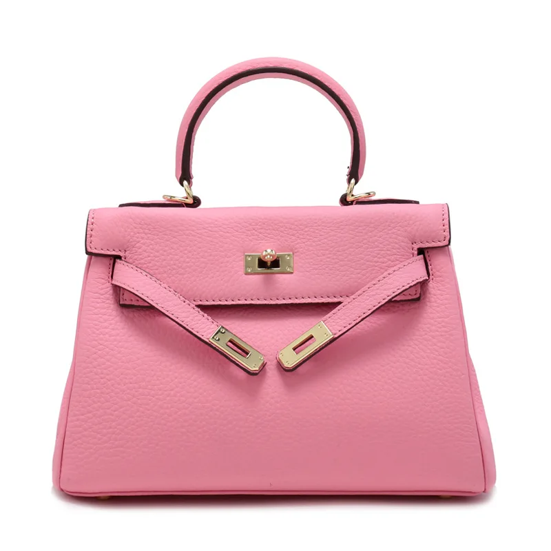 Factory Outlet Fashion new designer women handbags high quality Genuine Leather embossed lychee women's shoulder bag