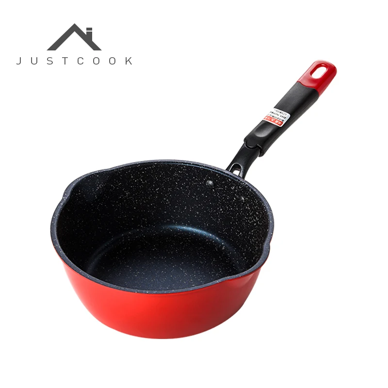 Justcook с антипригарным окрытием вок Стиль сковорода стейк для яиц камень Пособия
