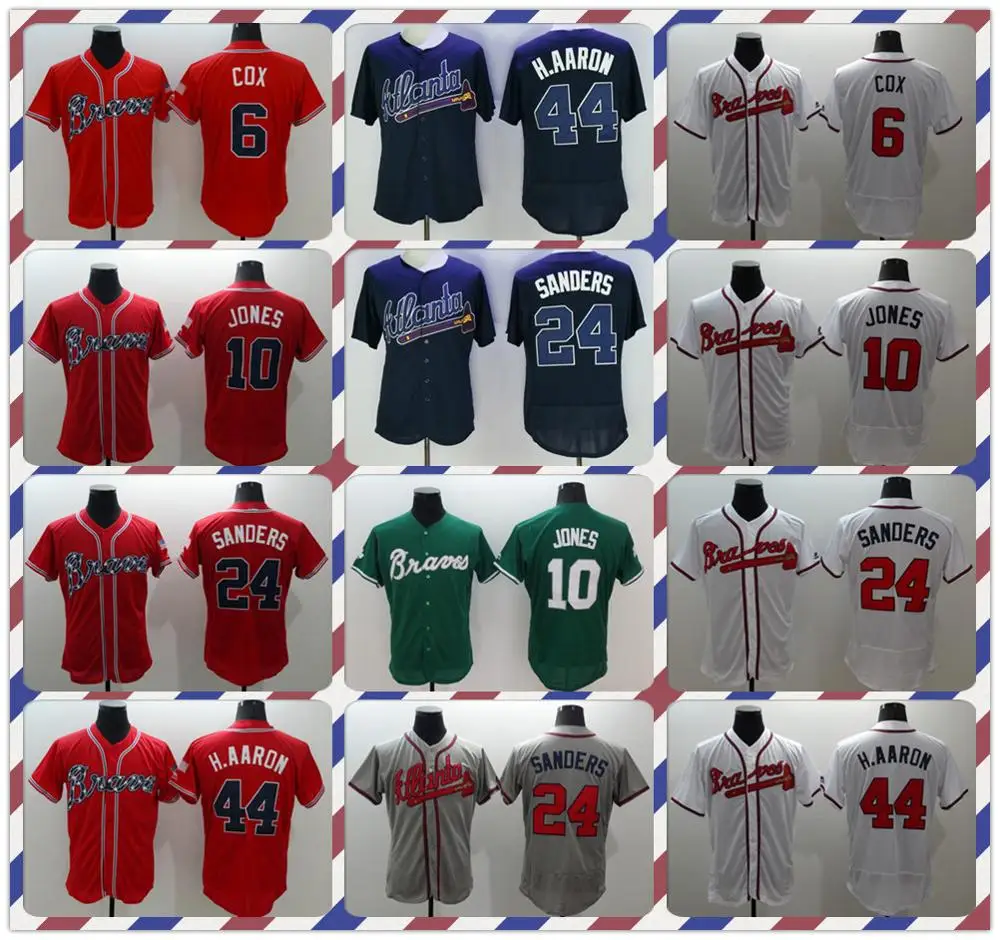 hank aaron jersey red