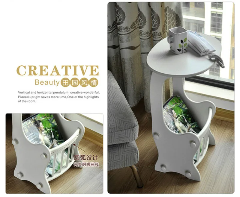 Eco-friendly fibreboard tea table Side tables Multipurpose Coffee Tables with Storage rack Living Room Furniture