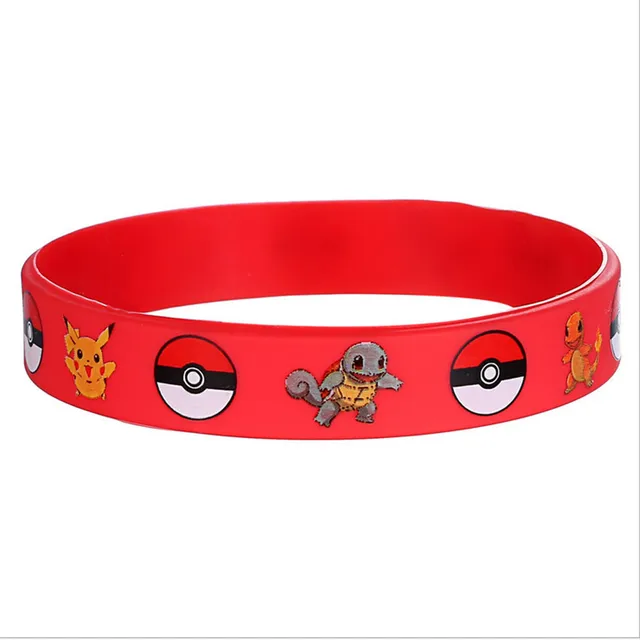 Trendy Charm Game Wristband Pokemon GO Silicone Bracelet