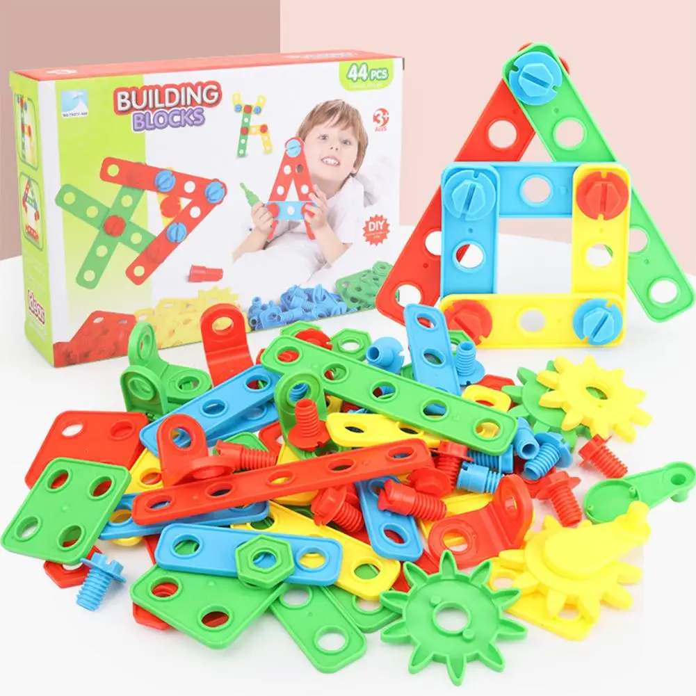 

37PCS/Set DIY Assembly Building Blocks Early Education Toys