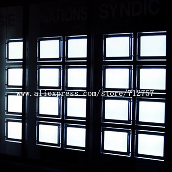 

20PCS Real Estate Agent Hanging Acrylic LED Window Displays Light Box A4 Landscape Single sided