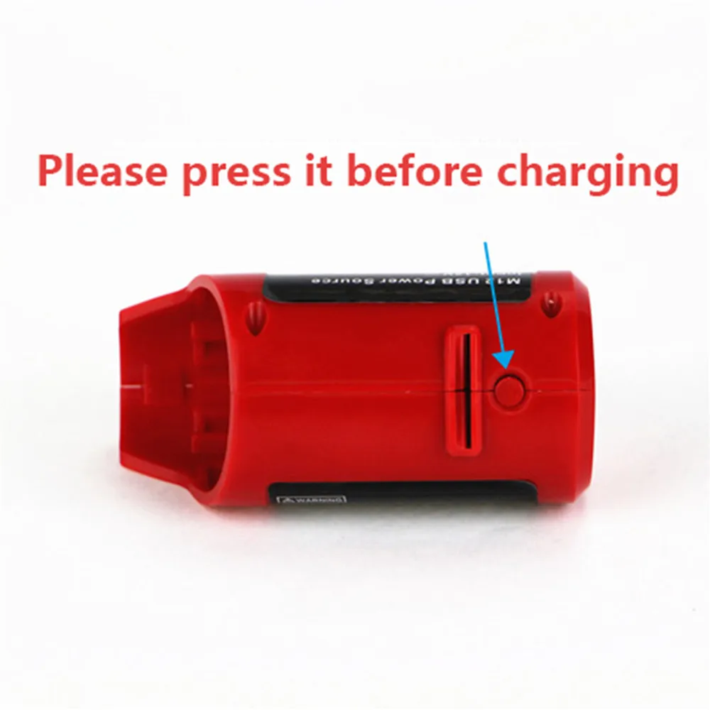 Сменный USB адаптер для Milwaukee 49 24 2310 48 59 1201 литиевый аккумулятор телефонов Apple Android и