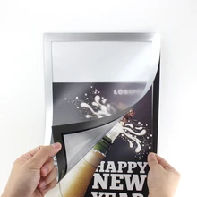 A6 148*105 мм клейкая магнитная рамка для фотографий анонс вывеска держатель этикеток бумажная упаковка фото реклама Картина Настенная рамка