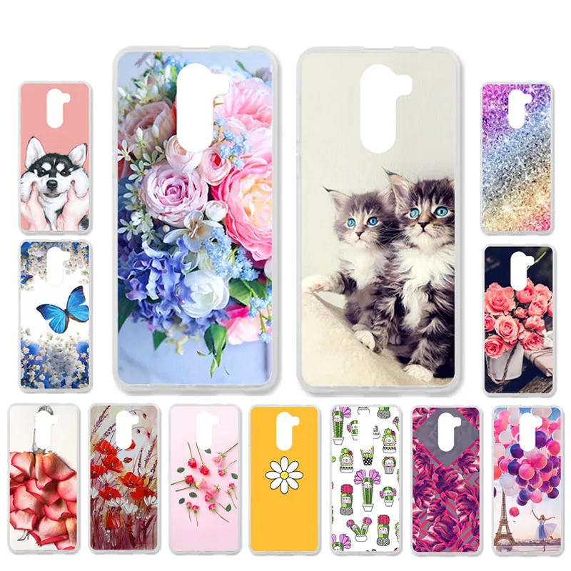 

Ojeleye DIY Patterned Silicon Case For Doogee X60L Case Soft TPU Cartoon Phone Cover For Doogee X60L Covers Bag Anti-knock Shell
