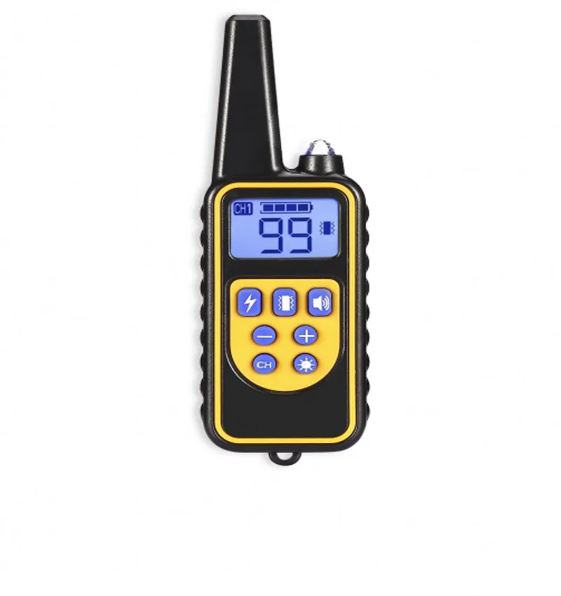 Goedkoop Hot Verkoop Elektrische Hond Opleiding Kraag Waterdicht Oplaadbare Halsband Met Afstandsbediening Ontvanger Pet Training Collar