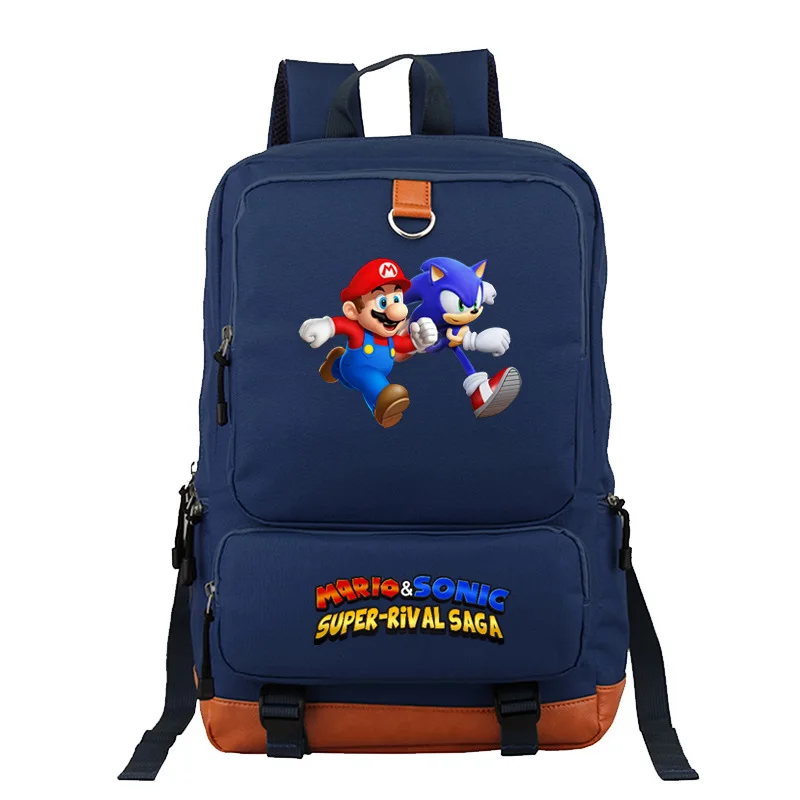 DEAD SONIC GAMING COLLEGE BACKPACK RUCKSACK SCHOOL BAG