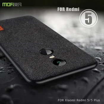 

For Xiaomi Redmi 5 Plus Case Xiaomi redmi 5 Plus MOFi Redmi Note 5 Case Back Cover Fabric Protective Redmi 5Plus Frosted Cases