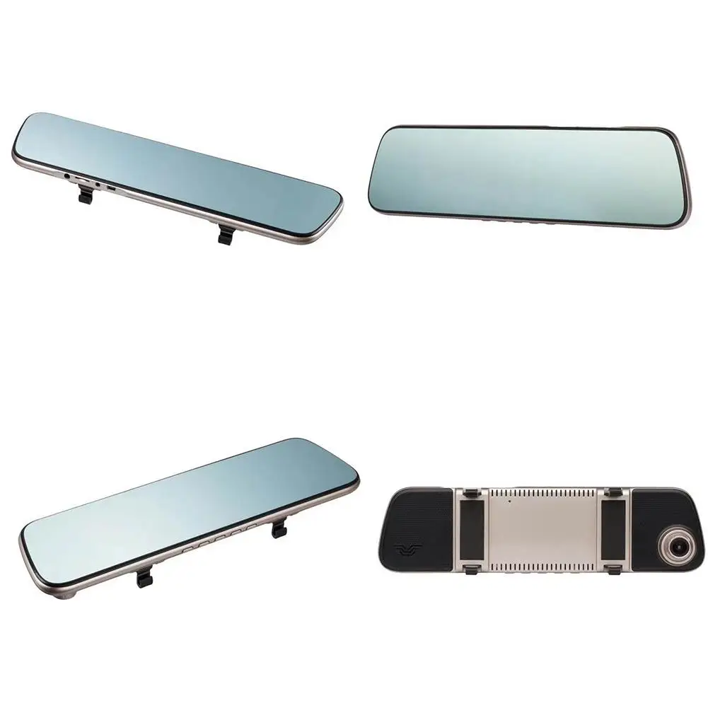 

5.0 Inch High Definition Rear View Mirror Driving Recorder Night Vision Double Lens Reverse Image Stop Monitoring Car Accessorie
