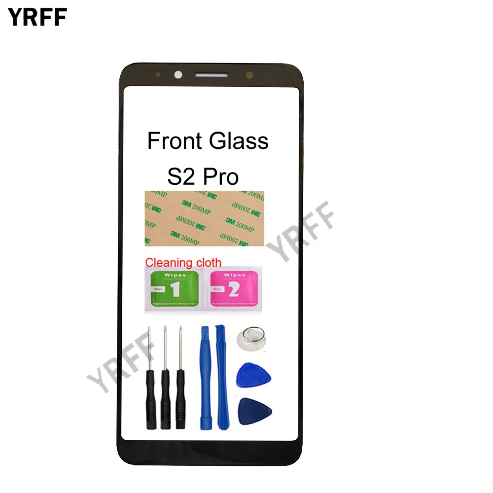 

5.99'' Mobile Front Panel Glass For UMIDIGI S2 Pro Front Glass (No Touch Screen Digitizer Panel ) Outer Glass Cover