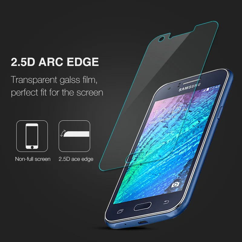 Nicotd Tempered glass for Samsung Galaxy J1 SM-J100F SM-J100FN SM-J100H J100 J100F J100FN J100H Film for Samsung j1 4.3 inch (4)