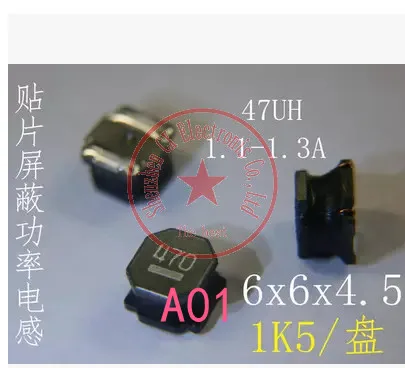 100% новые и оригинальные NR6045T470M 47UH 1 1-1.3A 6X6X4 5 мм 6*6*4 SMD Индукторы A01 | Обустройство
