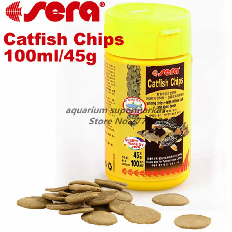 Cichild discus betta guppy botton catfish все виды для мини-рыбы - Цвет: catfish chips 45g