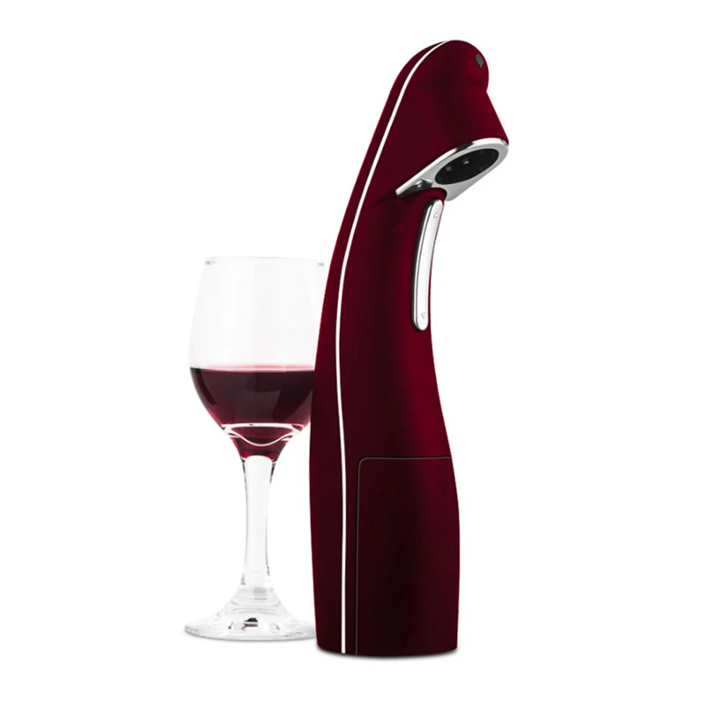 Wine red Электрический штопор автоматический штопор пробки бутылки вина с фольга резак FPing - Цвет: Wine red