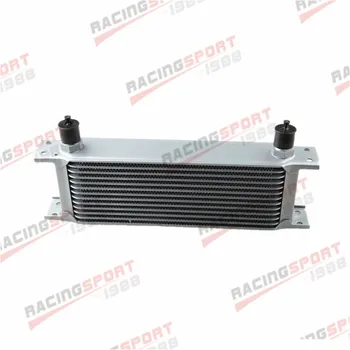

Universal 13 Row -10AN AN10 Aluminum Engine Transmission Oil Cooler Silver
