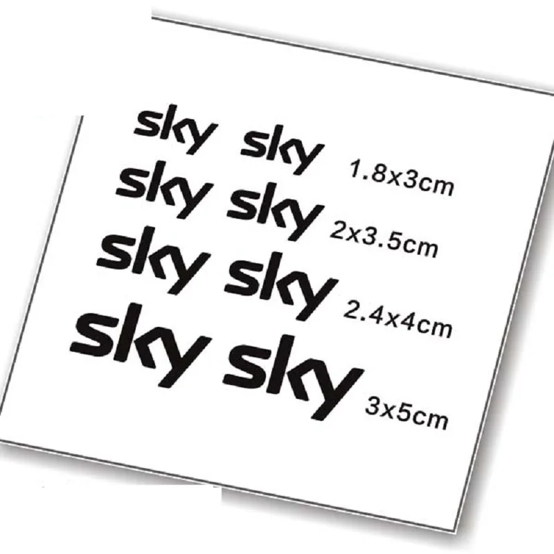 

Bike Stickers for Tour De France Sky Team Vertical Pipe Stickers Frame Posts Road Bicycle Stickers Carved Hollow Version Decals