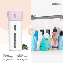 Дорожный дозатор для лосьона бутылки весы Видимый большой емкости путешествия портативный диспенсер