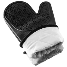 2 шт Силиконовые перчатки для плиты перчатки термостойкие нескользящие для кухни приготовления выпечки хогард