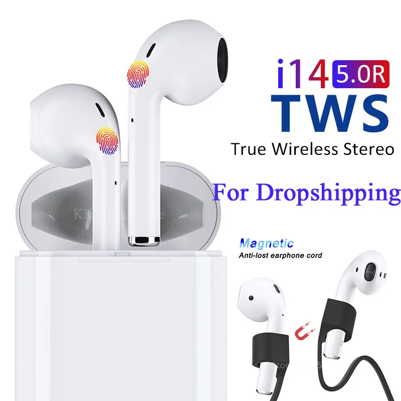 

2019 i14 TWS 1:1 Wireless Bluetooth 5.0 Earphone Earbuds Touch Control For iPhone Xiaomi airdot PK i13 i10 i12 i88 New earphones