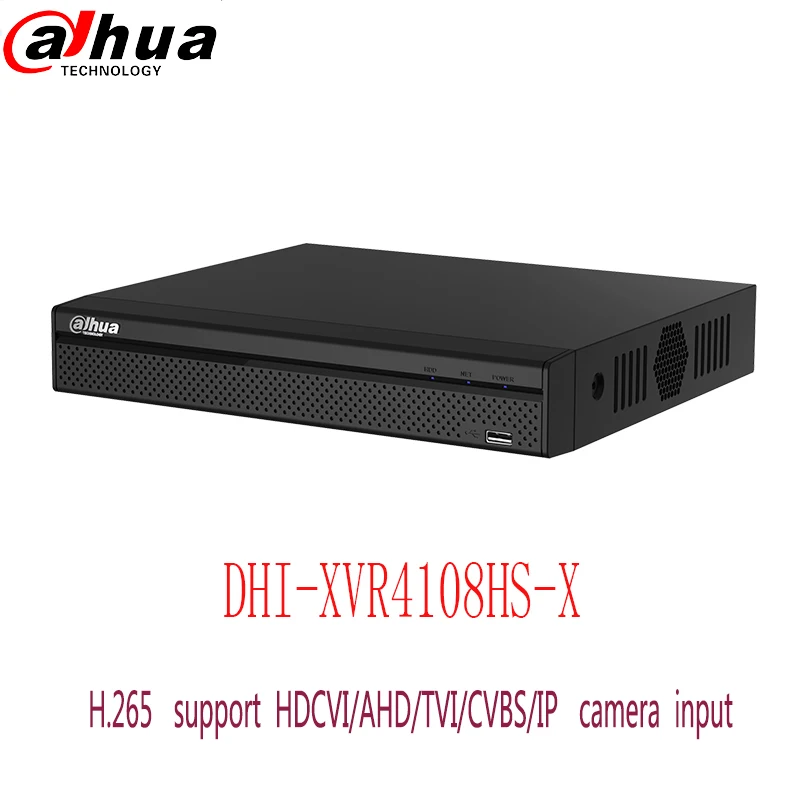 

dahua DVR 8 Channel Penta-brid 720P Compact 1U Digital Video Recorder DHI-XVR4108HS-X Supports HDCVI/AHD/TVI/CVBS/IP video input