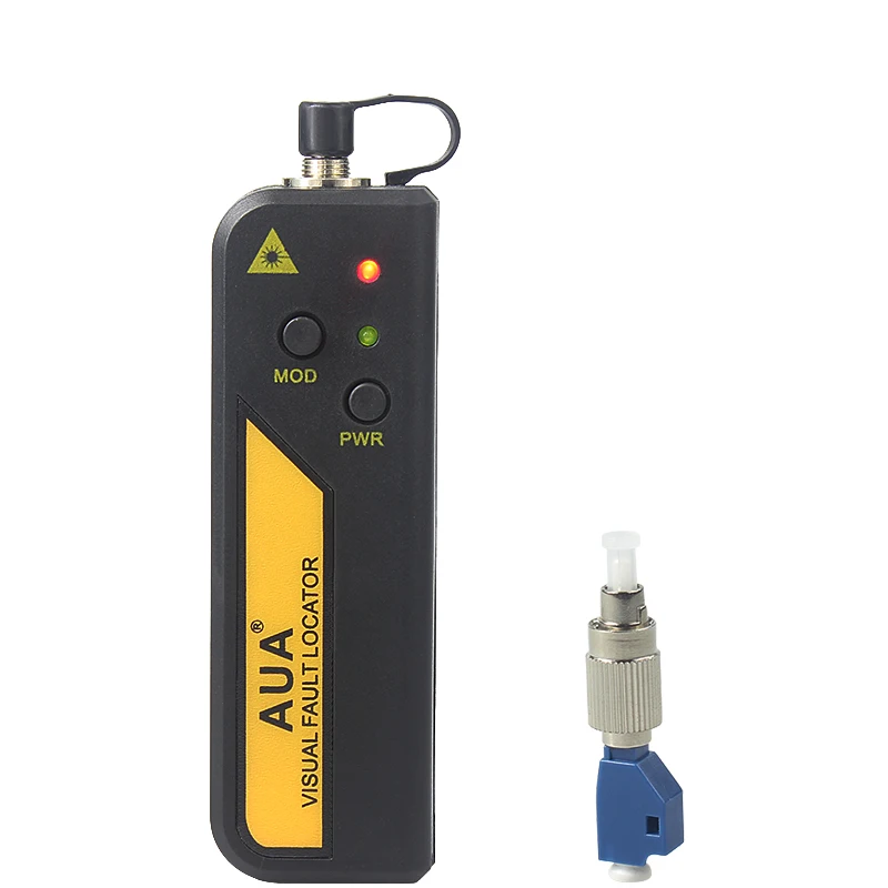 Free shipping 30mw Red Laser Light Fiber Optic Cable Tester LC/SC/FC/ST