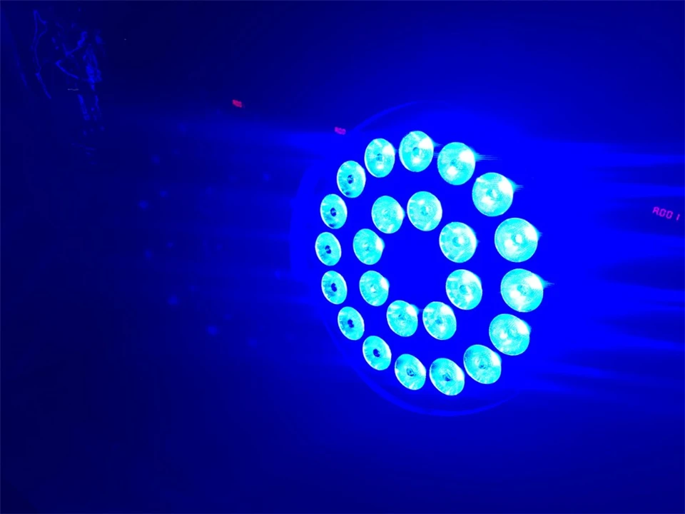 4 шт./Горячая продажа 24x18 Вт led Par свет RGBWA + UA 6 в 1 DMX контроль LED сценический цвет