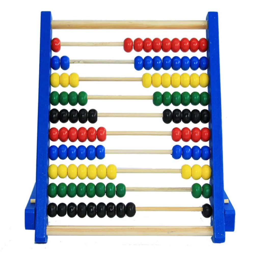 Smooth Gift Home Educational Toy Baby Kids Small Calculator Wooden Eco-friendly Handcrafted Non-toxic Math Abacus | Игрушки и хобби