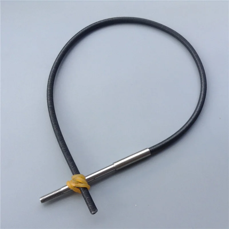 

1PC 4mm Flex Shaft Cable Driven CW Flexible Shaft w Stub Shaft Step Rod w End Screw Threaded 400mm for RC Brushless Boat Parts