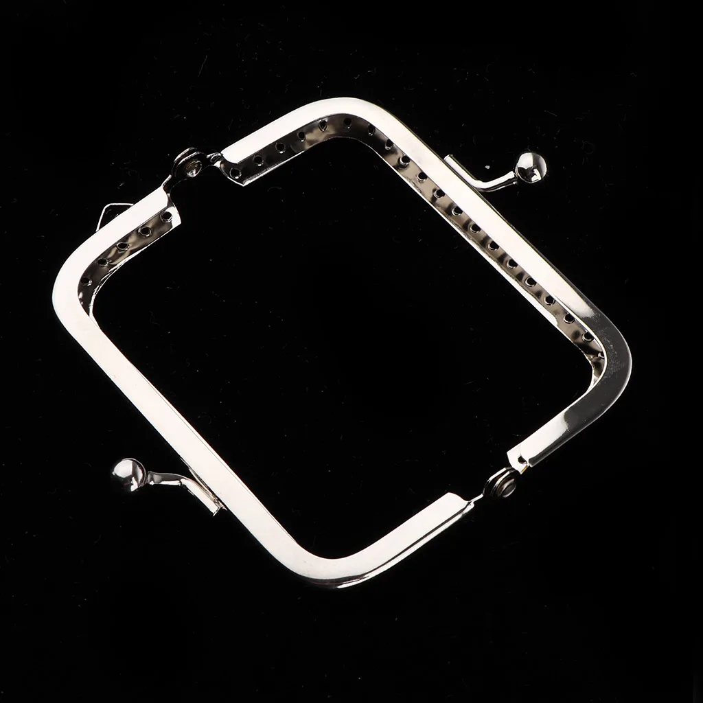 Handmade Metal Kiss Clasp Frame Flower Clutch Purse Complete Kits for Making Your Own Handbag