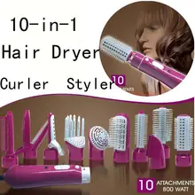 Набор контактов для тестирования 10 в 1 многофункциональный фен с расческой для путешествий профессиональная машинка для стрижки волос фен для волос дома Применение Красота