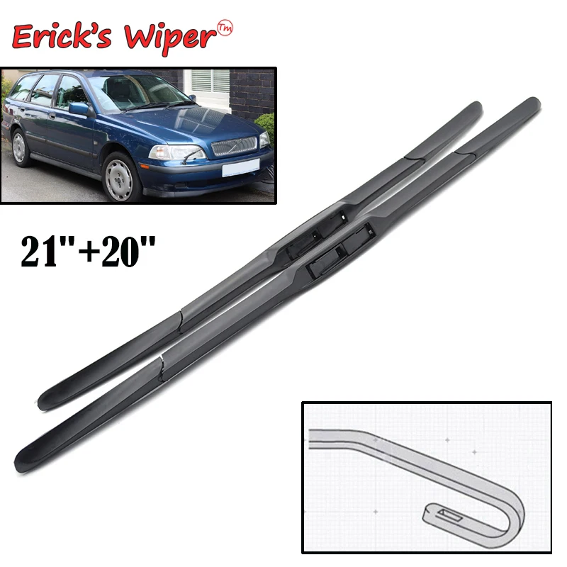 

Erick's Wiper Front Hybrid Wiper Blades For Volvo S40 MK1 1995 - 2004 Windshield Windscreen Front Window 21"+20"