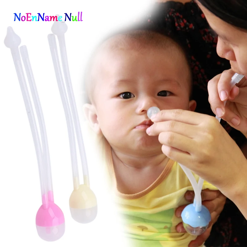 Baby Air Against Bacteria Nasal Aspirator Store The Straw to Prevent Anti-Backflow-Cold and Flu Season Necessities-Blue Set