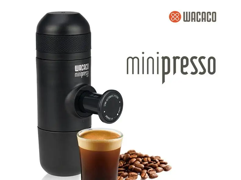 Chinaguangdong WACACO Minipresso открытый портативный кофе машина ручной давление НС капсула Эспрессо чайник 70 мл 8bar