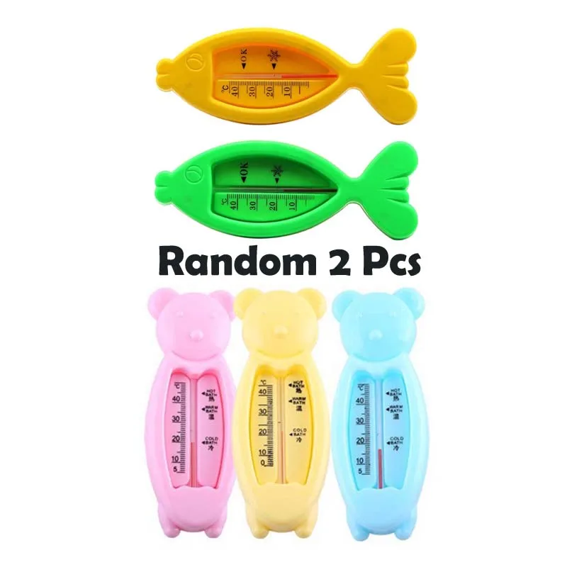 Комплект из 2 предметов с рисунком медведя Детский термометр для ванной плавать Ванна Температура тестер качества воды детская игрушка для ванной термометр для комнаты - Цвет: Random 2 Pcs Mixed