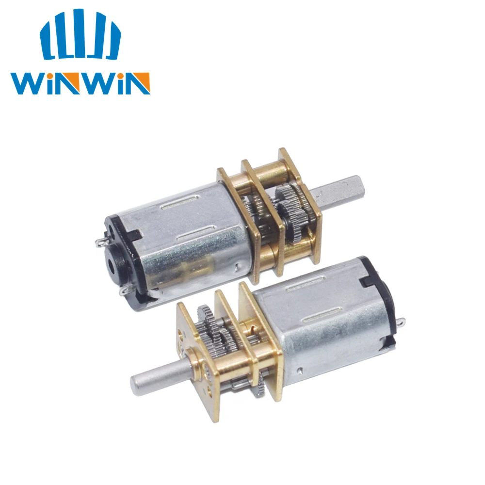 

GA12-N20 DC 6V 100RPM Gear Motor Speed Reduction Gear DC Motor Electric Gear Box with Gearwheel for RC Robot DIY Engine Camera