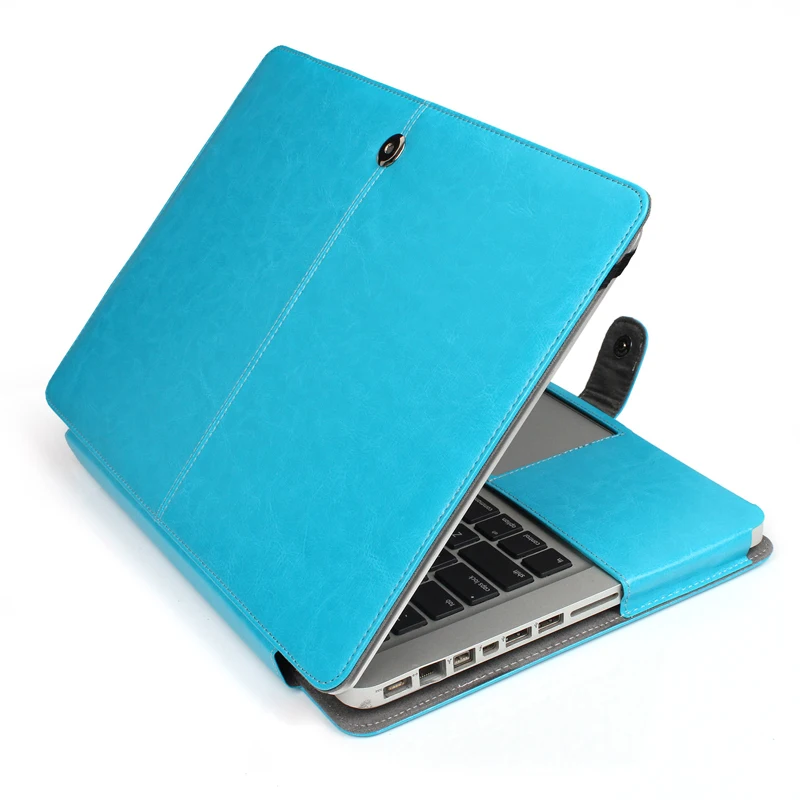 PU Leather Case For Apple macbook Air Pro with Retina 11 12 13 15 inch For Macbook Pro 13 laptop leather case for Macbook Air 13