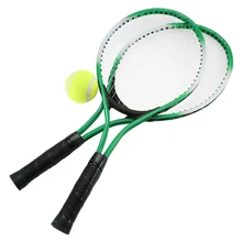 REGAIL 2 pièces raquette de Tennis raquette d'entraînement enfants jeunes enfants enfants Tennis exercices d'entraînement avec balle de Tennis et sac de couverture(China)