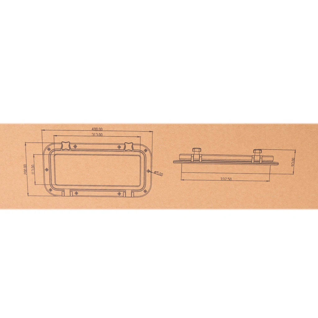 40x20 см морской/лодка портлайт доступ люк окно, прямоугольное отверстие иллюминатор Ventana de nacimiento fenetre de la porte