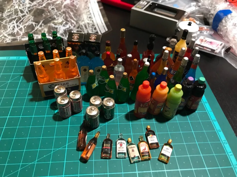 G10-X035 الأطفال طفل هدية لعبة 1:12 دمية مصغرة الأثاث مصغرة rement اكسسوارات الكمان النبيذ 5 قطعة/المجموعة