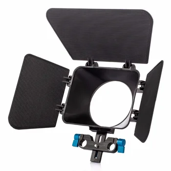 

Wholesale HDSLR DSLR Matte Box for 15mm Rod 5DII 7D 60D 550D D7000 TO 77MM LENS