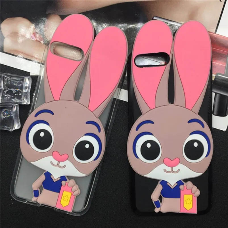 

Lovely Cartoon Rabbit Case For Asus Zenfone 4 Max ZC520KL Soft TPU Phone Cases Back Cover 3D Funda Pink Coque Capa