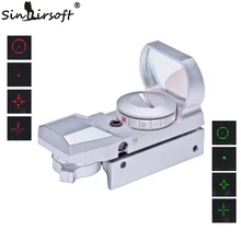 Tactical 4 Reticle Sight Holographic Red Green Dot Reflex Sight Scope w Mount 20mm or 11mm