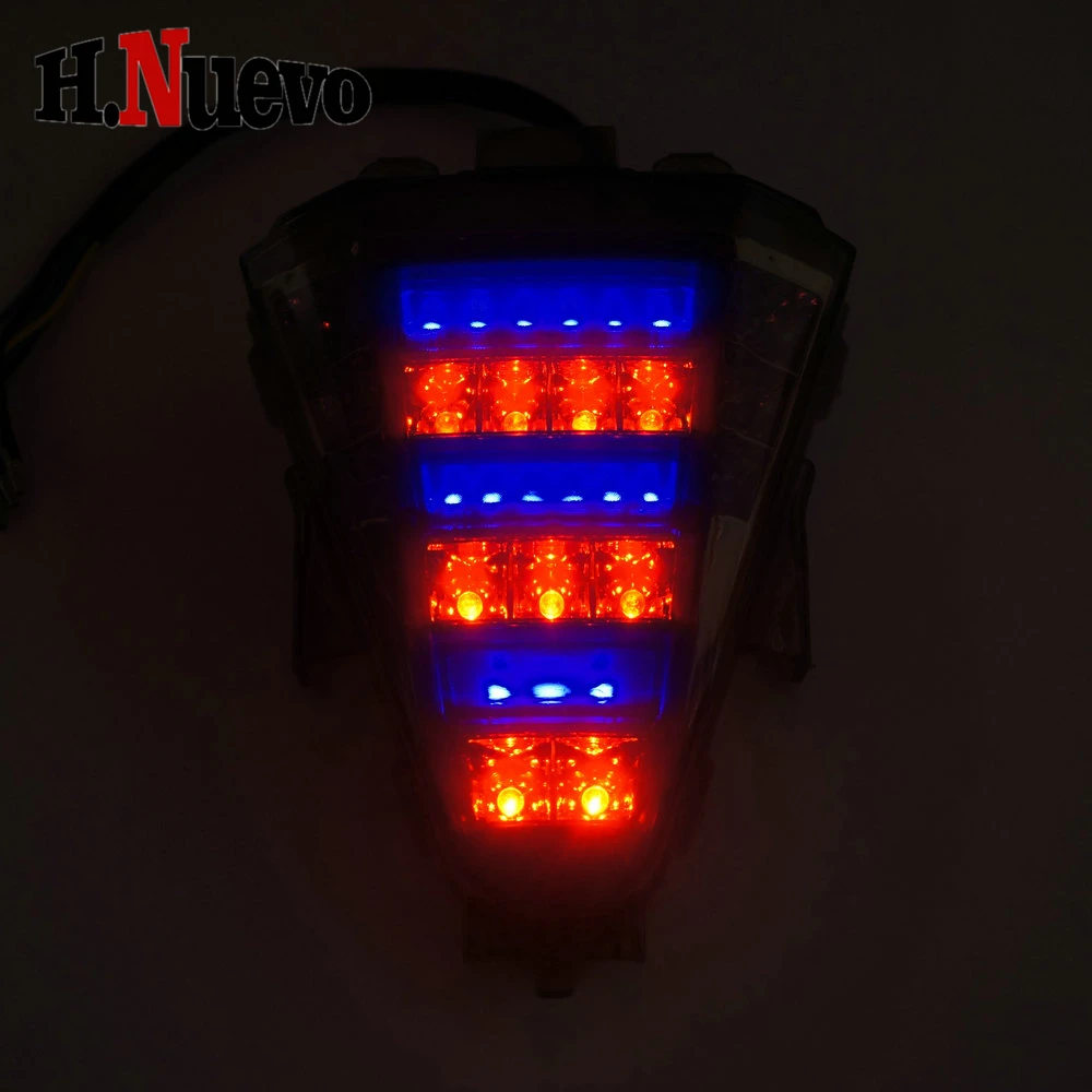 For Yamaha R15 Motorcycle LED Flasher Taillight Rear Tail Turn Signals Brake Stop Running Lights Indicator Blinker Signal Light (3)