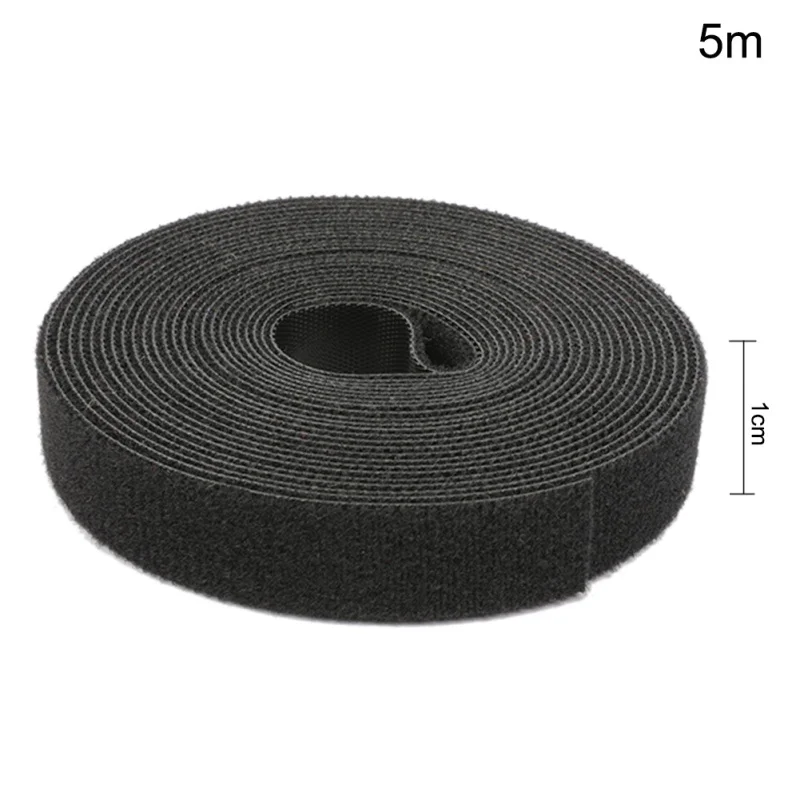 

5m Cable Ties Computer Data Cable Strap Network Nylon Cable Tie Colorful Hook and Loop Cable Tie Home Wiring Accessories