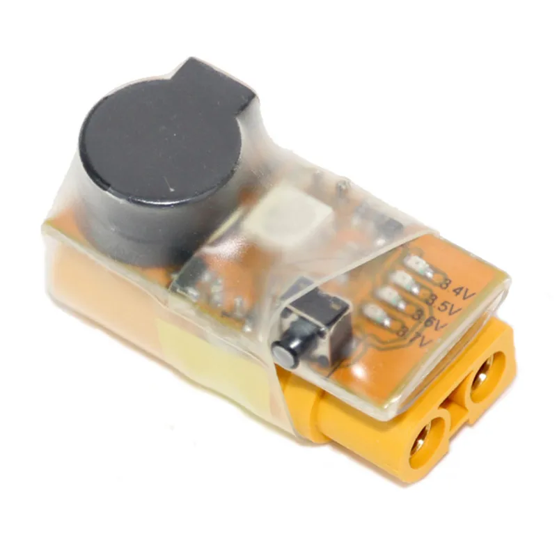 Интеллигентая(ый) Встроенный Батарея Напряжение зуммер со светодиодный XT60 разъем для зарядки 2 к 6s Lipo Батарея для зарядки DIY тестер