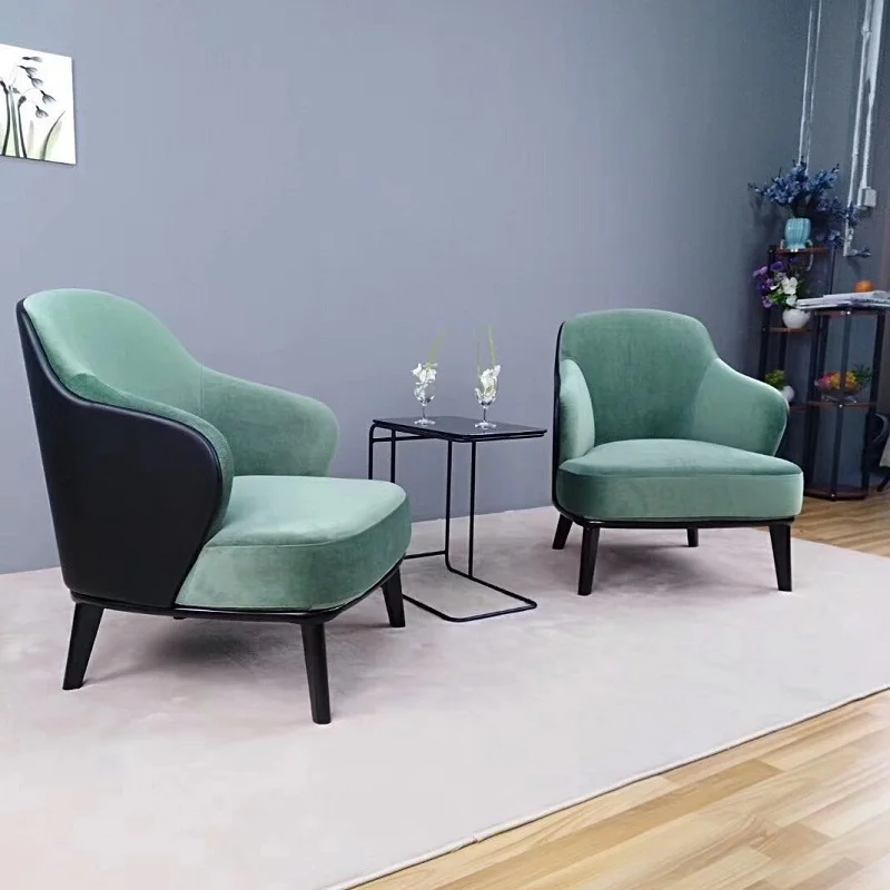 

U-BEST Velvet Accent Chair for Living Room Armchair, sillon de tela Velour Tub Chair, Lounge Chair fauteuil en tisse for Hotel